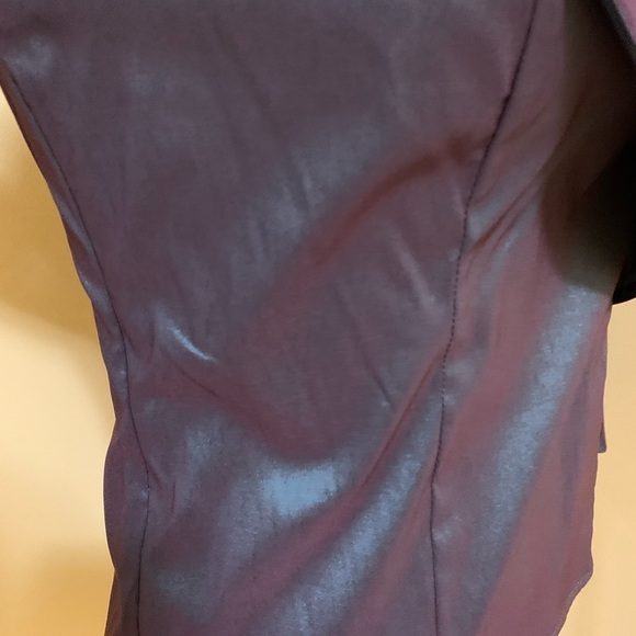 Samuel Dong v neck satin top with fold detail neckline NWT - Picture 13 of 16